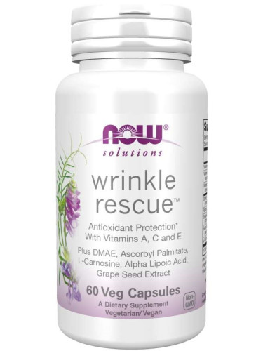 NOW - Wrinkle Rescue - 60 веган капсули