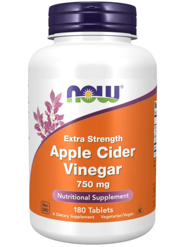 NOW - Apple Cider Vinegar 750 mg - 180 Tablets