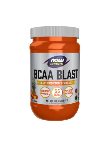 NOW Sports - BCAA BLAST POWDER TROPICAL PUNCH - 600 g