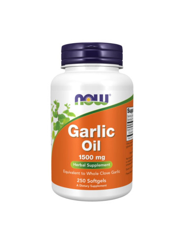 NOW - Garlic Oil 1500 mg - 250 Дражета