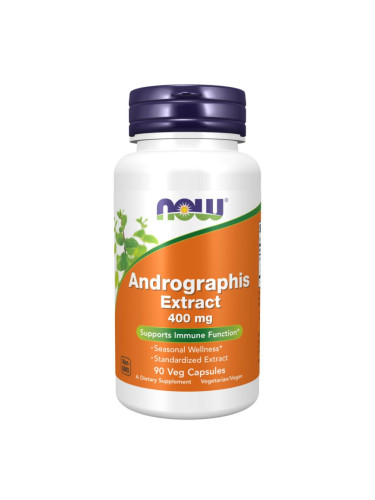 NOW - Andrographis Extract 400 mg - 90 веган капсули