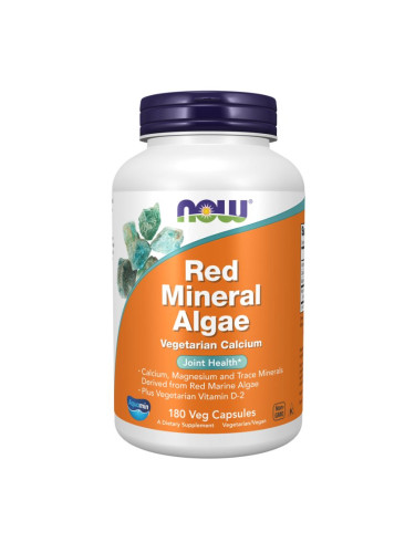 NOW - Red Mineral Algae (Aquamin) - 180 вег. капсули
