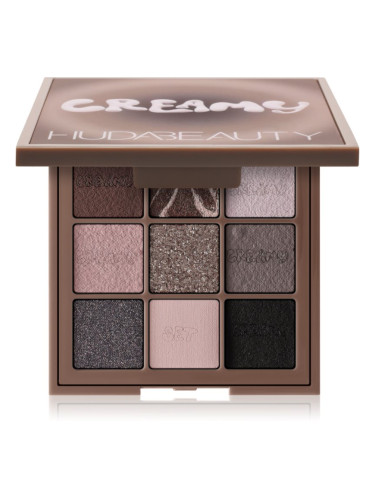 Huda Beauty Creamy Obsessions Eyeshadow Palette палитра сенки за очи цвят Greige 8.22 гр.