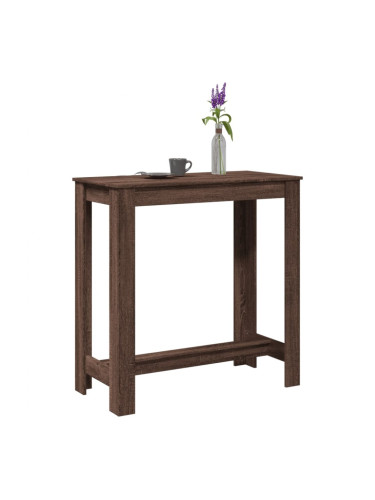 Sonata H Бар маса, кафяв дъб, 102x50x103,5 см, инженерно дърво