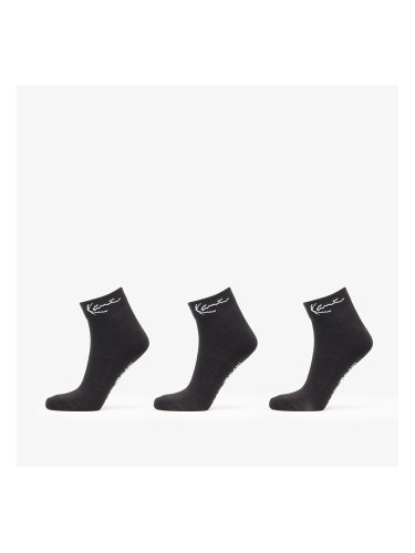 Karl Kani Signature Ankle Socks 3-Pack Black 39-42