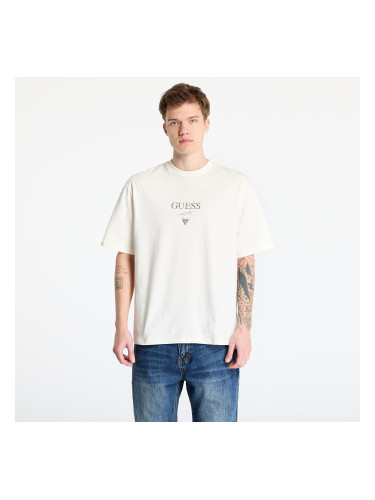 Тениска GUESS Go Printed Baker Logo Tee Sandy Shore L