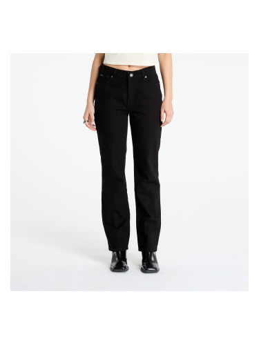Панталони Guess JEANS G08 Women's Mid-Rise Straight Jeans Black Overdye 27