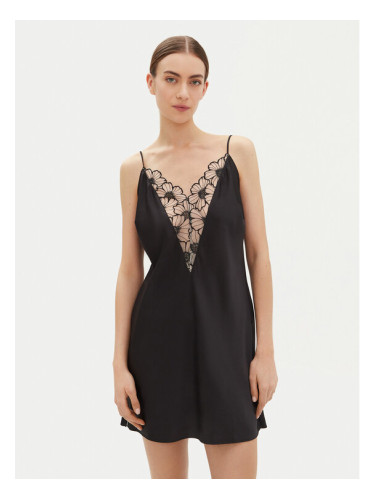 Chantelle Нощница Pulp Lush C22TW5 Черен Regular Fit