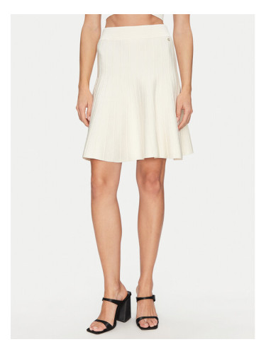 Guess Мини пола W5GD0U Z2XY0 Бял Regular Fit