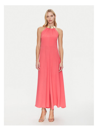 Simona Corsellini Коктейлна рокля P25CPAB01601 Коралов Regular Fit