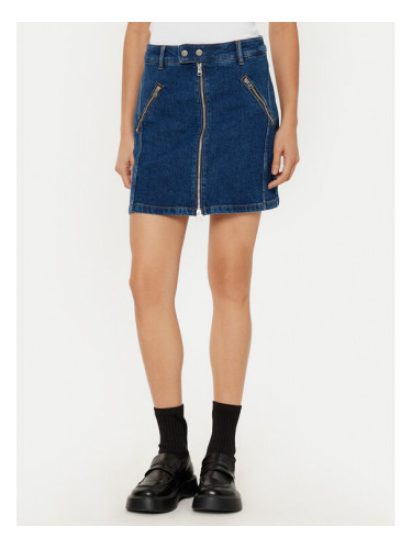 HUGO Дънкова пола mini Gavade 50530320 Син Slim Fit