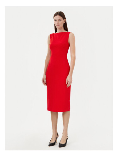Calvin Klein Коктейлна рокля K20K208140 Червен Slim Fit