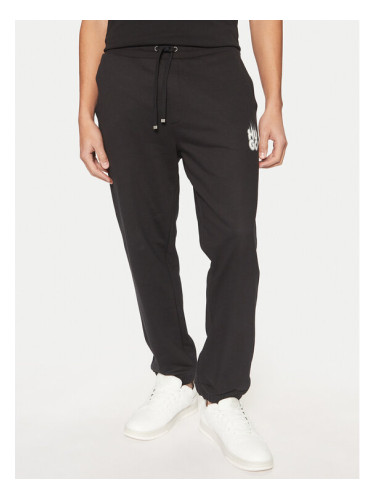 HUGO Долнище анцуг Dilbero 50530435 Черен Relaxed Fit