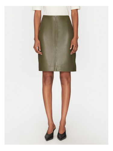 2NDDAY Кожена пола 2251551606 190515 Зелен Regular Fit