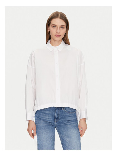 JOOP! Риза 58 B58Betty 10018868 30044803 Бял Loose Fit