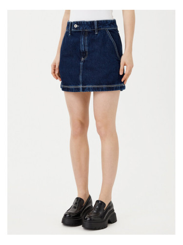 HUGO Дънкова пола mini 50531831 Тъмносин Regular Fit