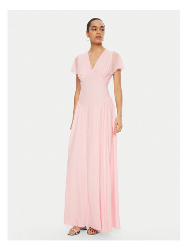 ROTATE Официална рокля 113630 Розов Regular Fit