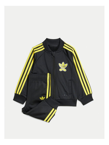 adidas Анцуг Smiley World SST JD2874 Черен Regular Fit