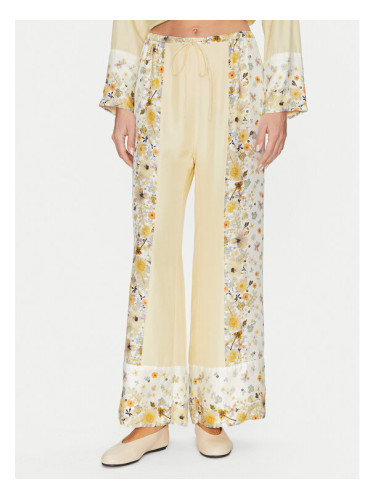 Munthe Текстилни панталони Febert 251140025118 Бежов Relaxed Fit