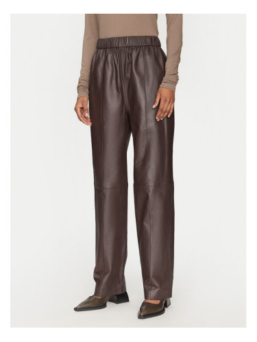 2NDDAY Кожени панталони 2251561672 3091 Кафяв Regular Fit