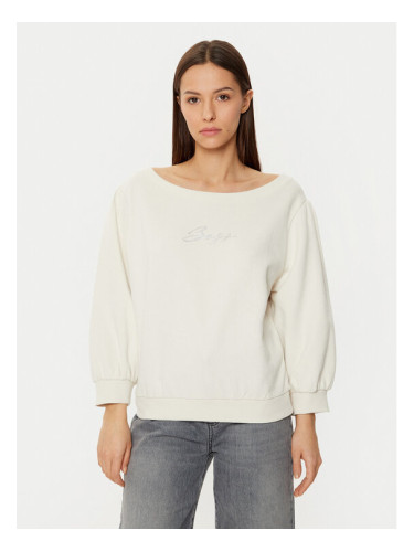 BOSS Суитшърт 50538987 Бял Relaxed Fit