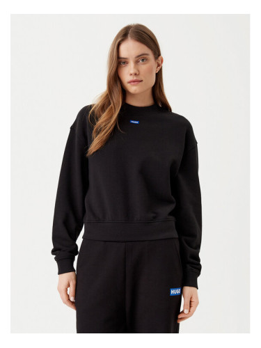 HUGO Суитшърт Delessa 50534344 Черен Regular Fit