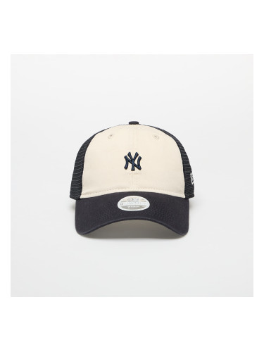 Шапка New Era Trucker MLB 9TWENTY New York Yankees Light Cream/ Navy Universal