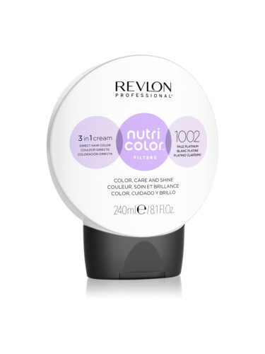 Revlon Professional Nutri Color Filters Metal-Ice подхранваща тонираща маска за професионална употреба 1002 240 мл.
