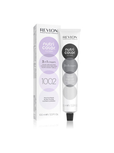 Revlon Professional Nutri Color Filters Metal-Ice подхранваща тонираща маска за професионална употреба 1002 100 мл.