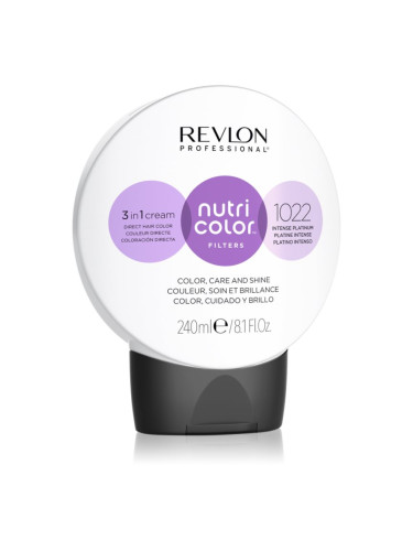 Revlon Professional Nutri Color Filters Metal-Ice подхранваща тонираща маска за професионална употреба 1022 240 мл.