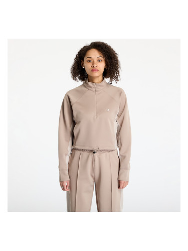 Суитшърт Converse Cropped Fleece Turtleneck Vintage Cargo Sweatshirt Beige M