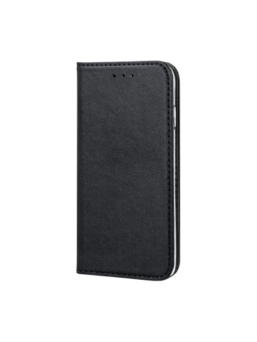 Калъф тефтер флип bSmart Magnetic Book страничен, За iPhone 16e, Черен