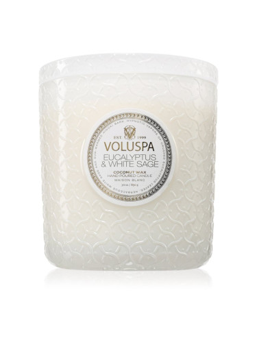 VOLUSPA Maison Blanc Eucalyptus & White Sage ароматна свещ 850 гр.