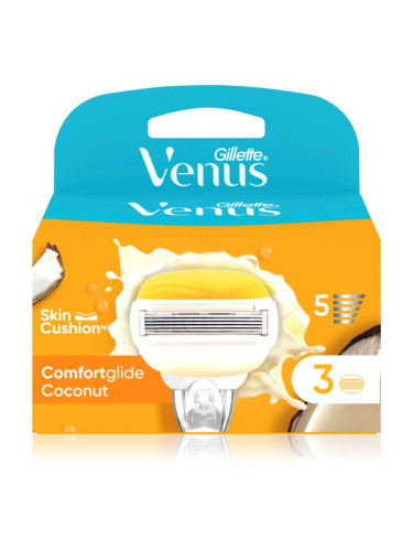 Gillette Venus Comfortglide Coconut Резервни остриета 3 бр.
