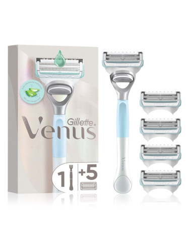 Gillette Venus For Pubic Hair&Skin самобръсначка за оформяне на бикини линията + резервни глави 5 бр.