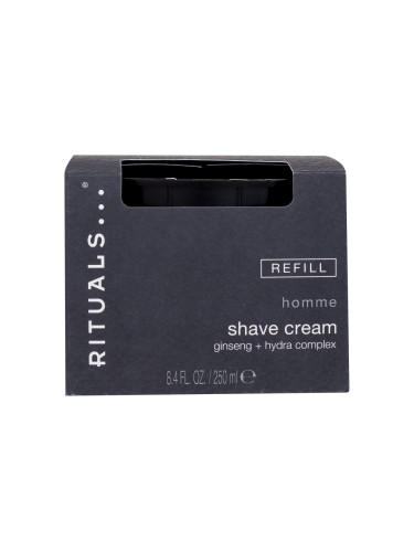 Rituals Homme Shave Cream Крем за бръснене за мъже Пълнител 250 ml увредена кутия