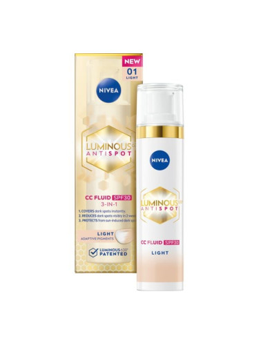 NIVEA Cellular Luminous CC Fluid Флуид за лице дамски 40ml