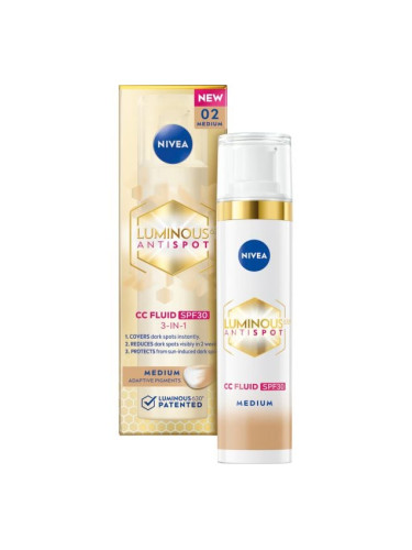 NIVEA Luminous CC Fluid Флуид за лице дамски 40ml