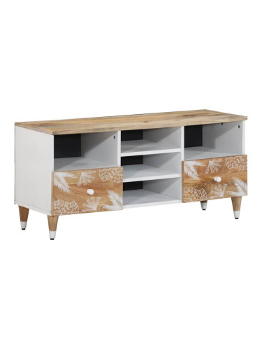 Sonata H TV шкаф 100x33,5x46 cm Масивна дървесина Манго