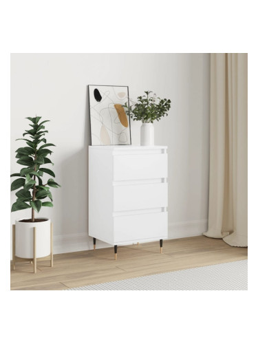 Sonata H Бюфет бял 40x35x70 см инженерно дърво