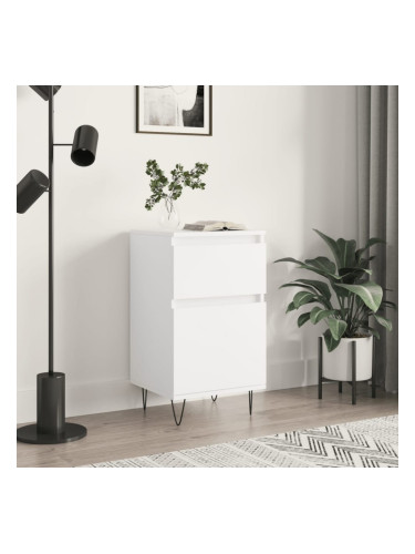 Sonata H Бюфет бял 40x35x70 см инженерно дърво