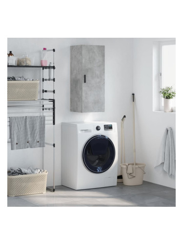 Sonata H Стенен шкаф бетонно сив 34,5x34x90 см