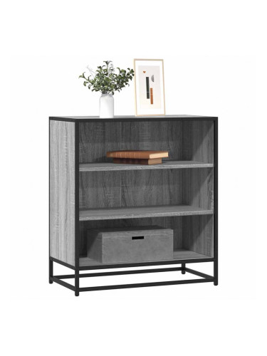 Sonata H Шкаф Grey Sonoma 68x35x76 cm Изработена дървесина и метал