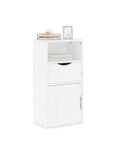 Sonata H Страничен шкаф с чекмедже ODDA White 40x24x79 cm