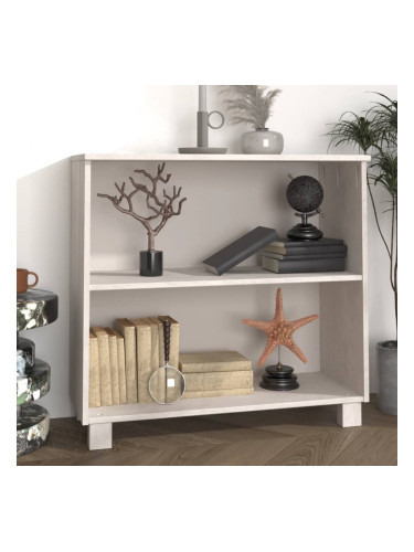 Sonata H Сайдборд HAMAR, бял, 85x35x80 см, борово дърво масив