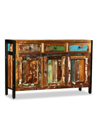 Sonata H Бюфет, регенерирано дърво масив, 120x35x76 cм