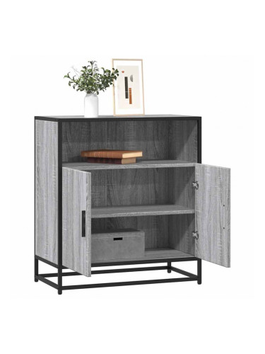 Sonata H Шкаф Grey Sonoma 68x35x76 cm Изработена дървесина
