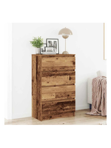 Sonata H Шкаф Old Wood 60x35x98,5 cm Инженерна дървесина