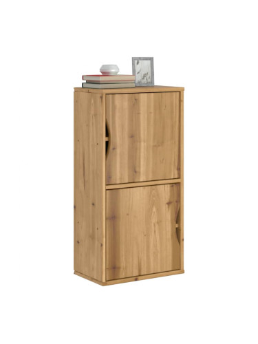 Sonata H Страничен шкаф ODDA 40x24x79 cm масивна дървесина бор