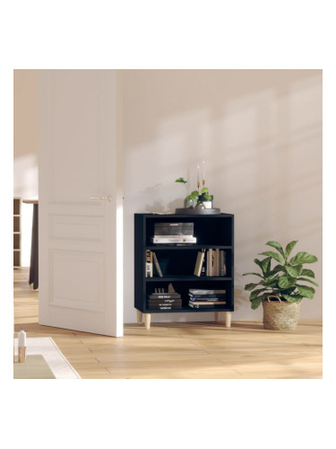 Sonata H Бюфет черен 57x35x70 см инженерно дърво